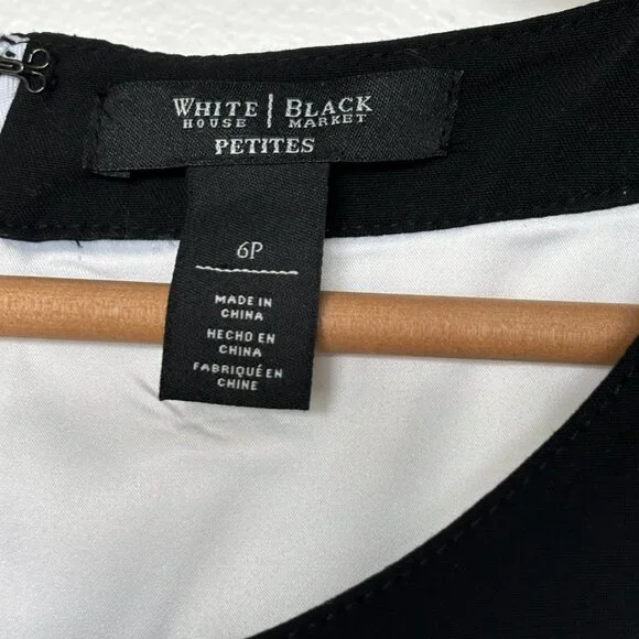 Black & White Sleeveless, Sheath Dress - Picture 2 of 5